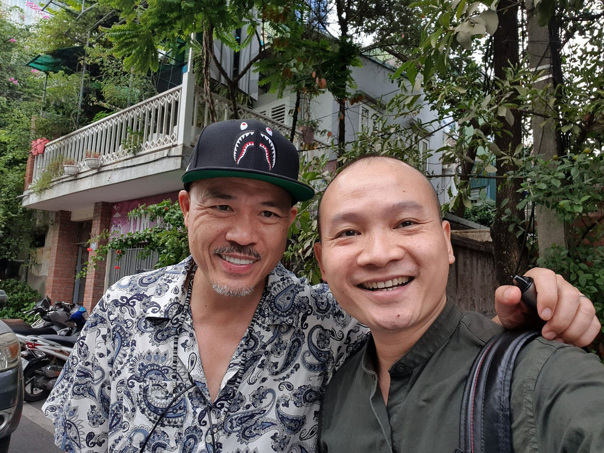 Đạo diễn Lại Bắc Hải Đăng hội ngộ nhạc sĩ Huy Tuấn.