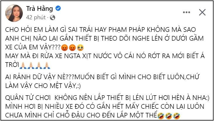 Tra Ngoc Hang bi gan thiet bi theo doi tren xe-Hinh-3