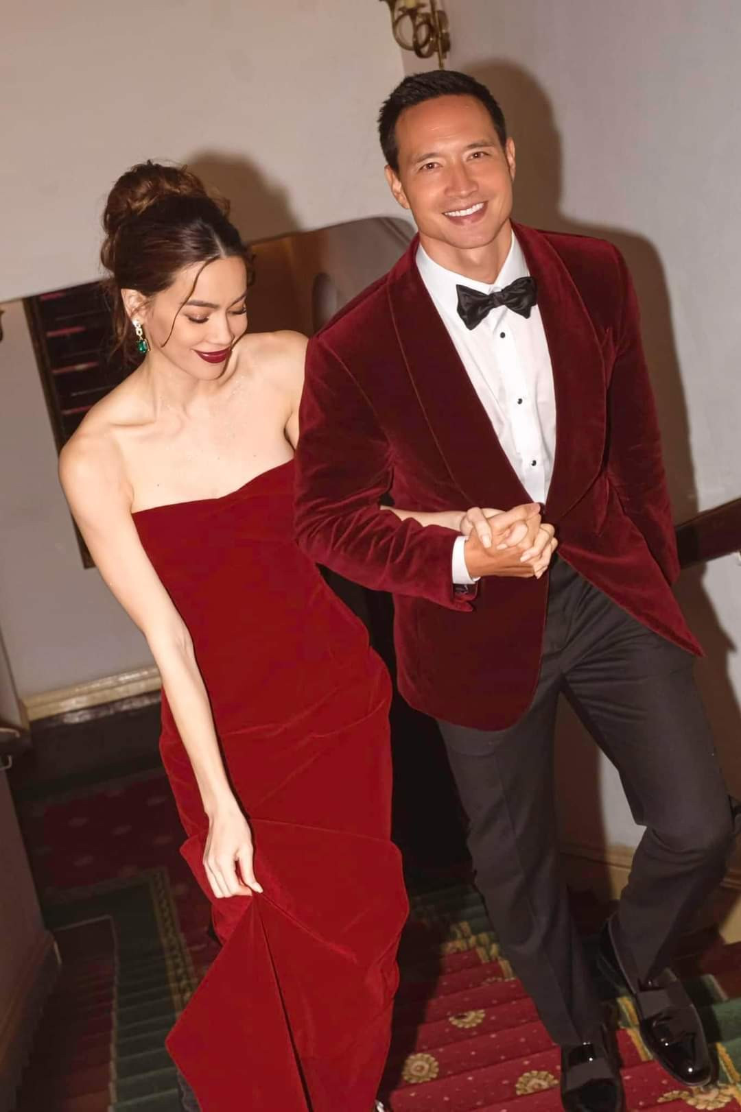 Kim Lý, Hồ Ngọc Hà tính tứ bên nhau.