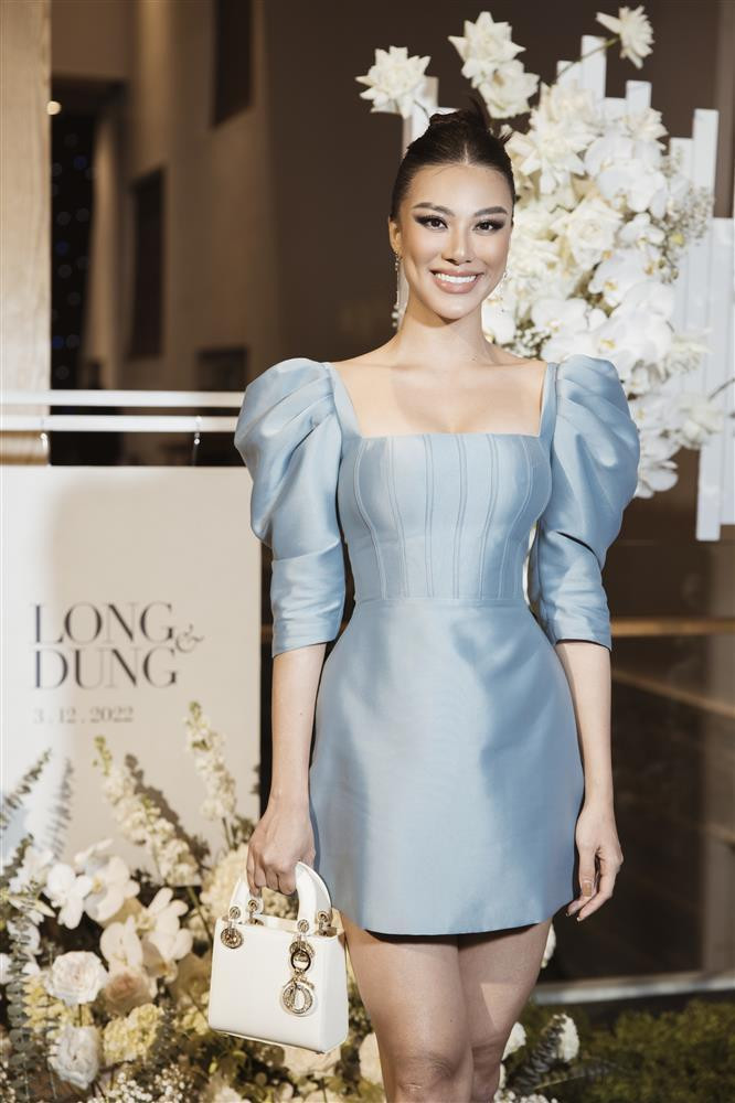 hiều sao Việt tham dự đám cưới của Á hậu 2 Hoa hậu Việt Nam 2016. Trong ảnh là Á hậu Kim Duyên.