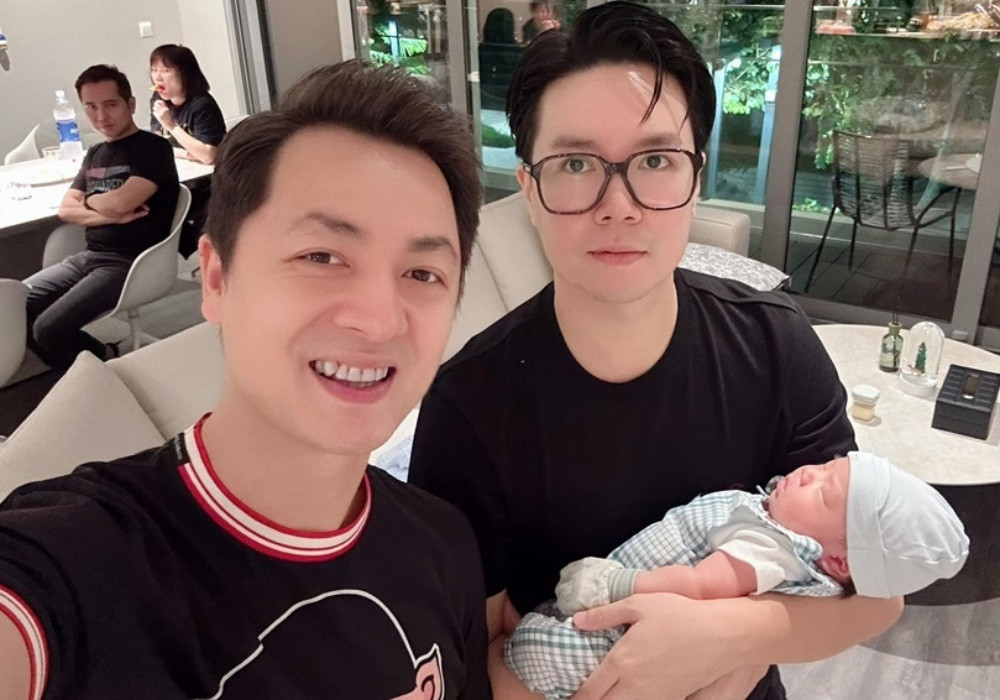 Thuong Tin sau tai nan, Le Hieu mung day thang con trai