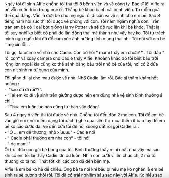 Elly Tran suyt say thai con thu 2 khi phat hien chong ngoai tinh-Hinh-2