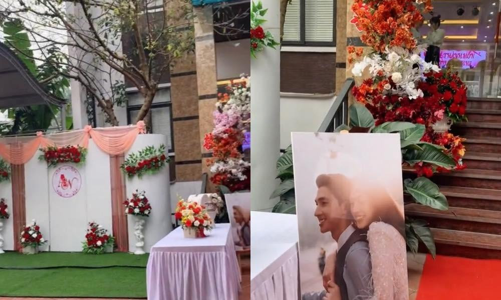 hông gian đám cưới ấm cúng nhưng vẫn toát lên vẻ sang trọng.