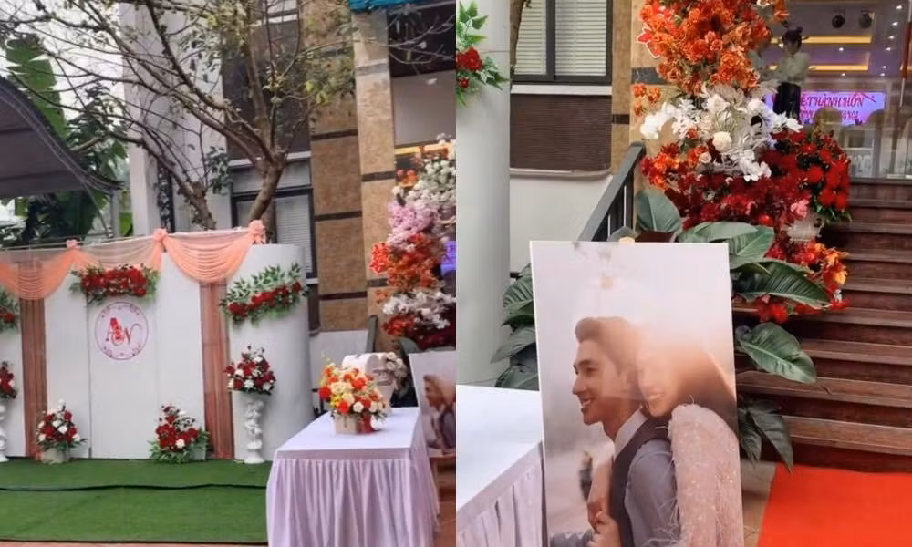 Không gian đám cưới ấm cúng nhưng vẫn toát lên vẻ sang trọng.