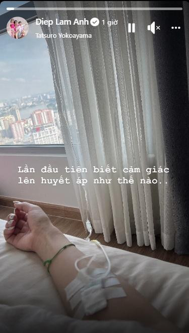 Diep Lam Anh nhap vien sau thong tin 