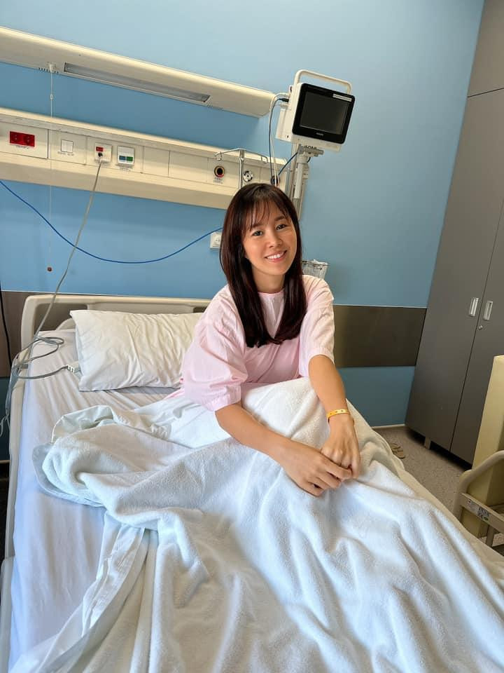 Suc khoe Le Phuong the nao sau phau thuat tim?