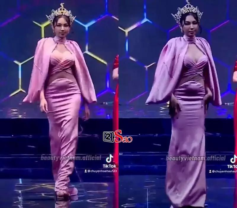 ây cũng được cho là chiếc đầm "xấu nhất nhiệm kỳ" của hoa hậu 9X.