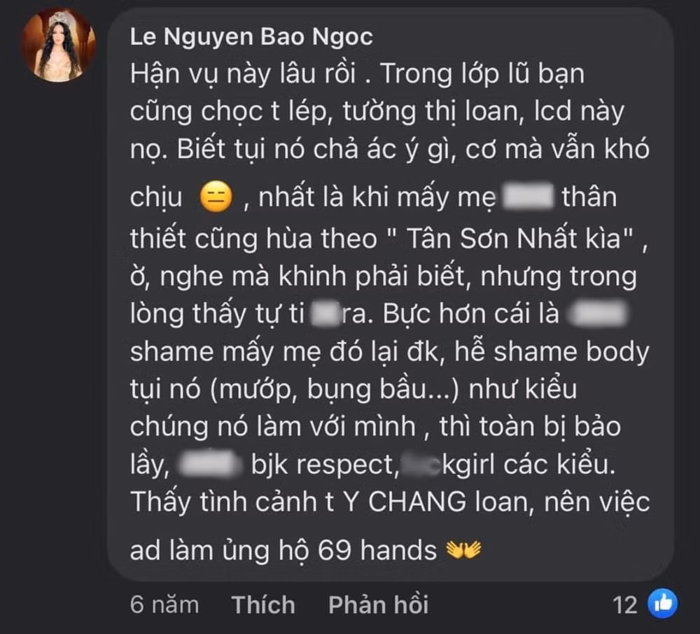 Hoa hau Bao Ngoc bi ban hoc miet thi ngoai hinh chi vi... lep
