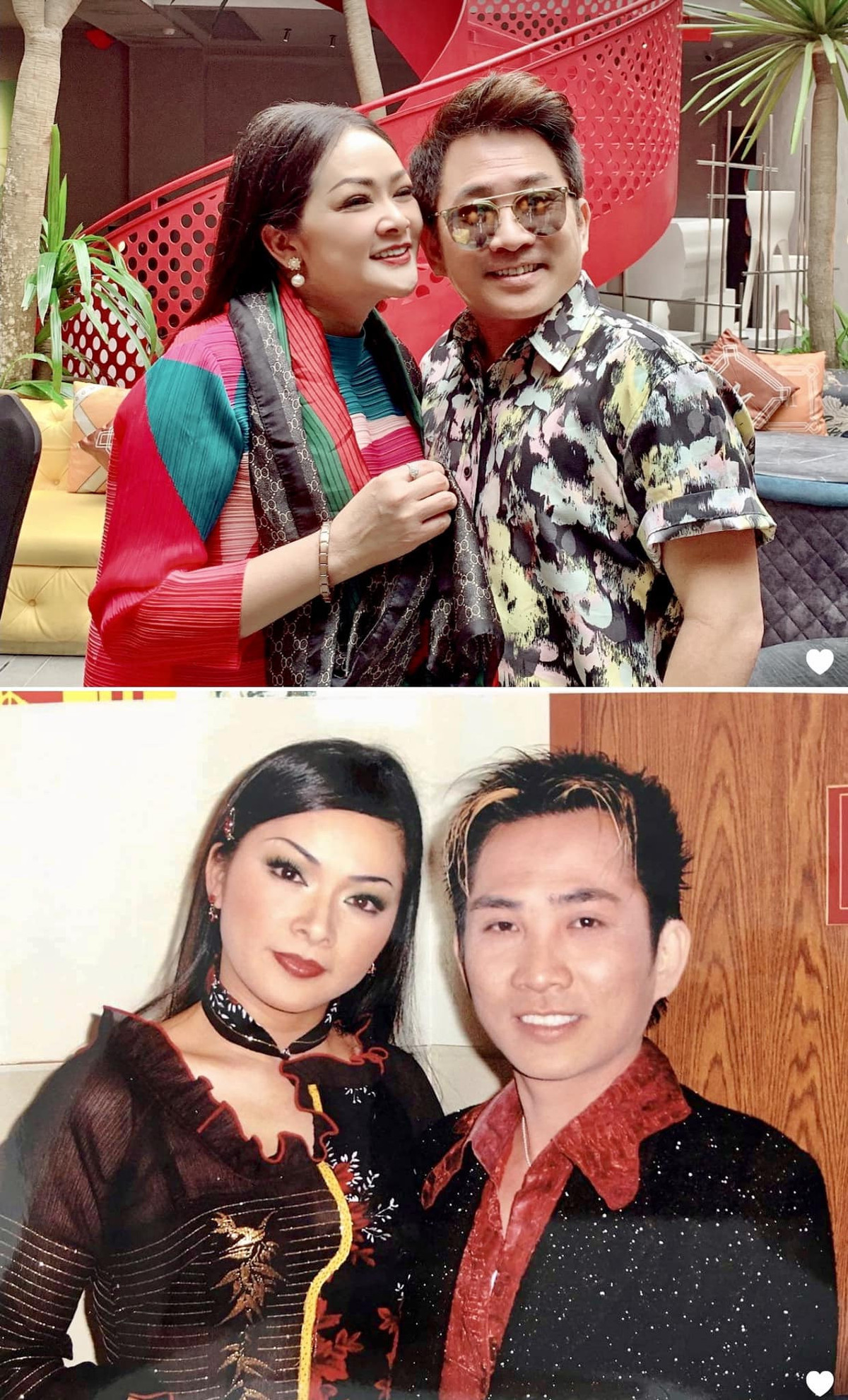 Danh ca Như Quỳnh và ca sĩ Quang Thành sau 20 năm.