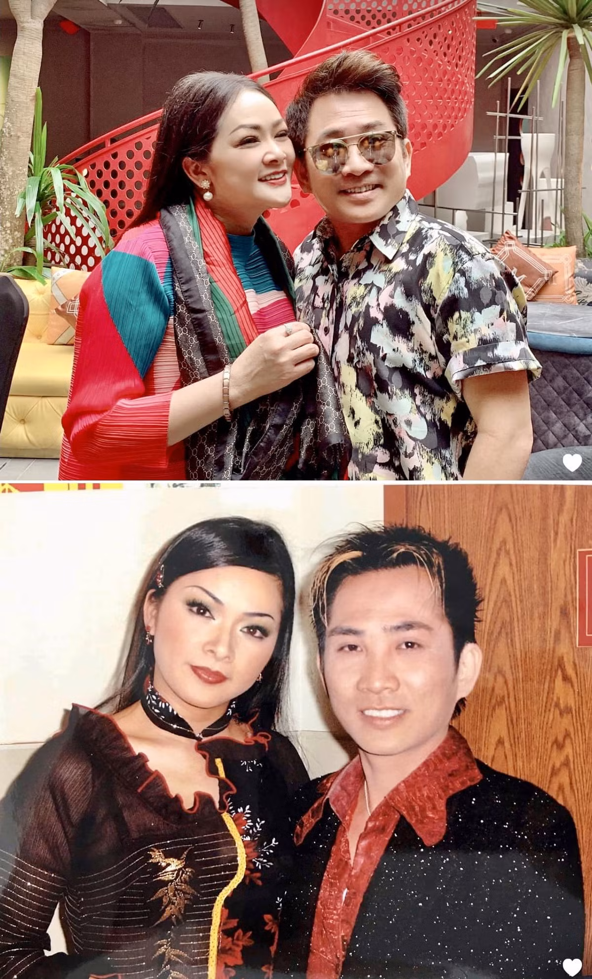 Danh ca Như Quỳnh và ca sĩ Quang Thành sau 20 năm.