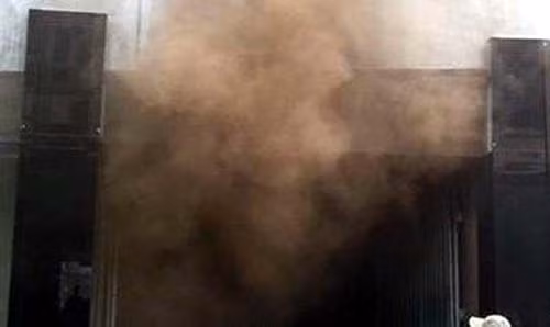 Hiện trường vụ cháy.