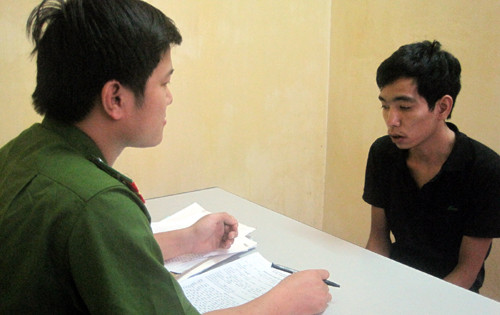 Thọ tại cơ quan công an.