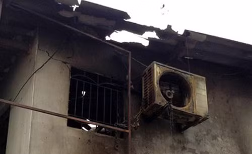 Khu vực xảy ra vụ cháy