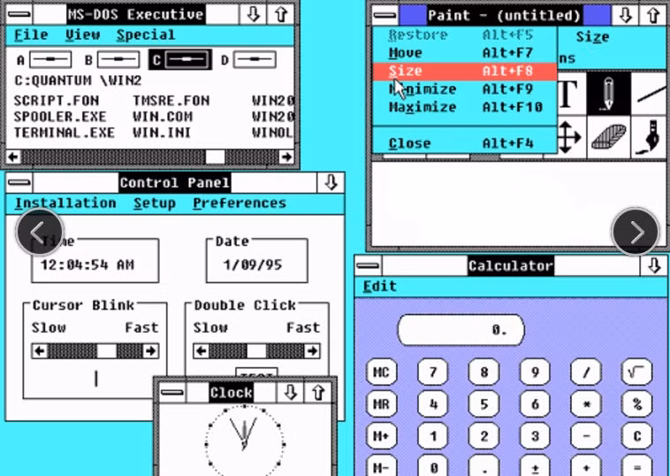 Windows 2.0 được phát hành hai năm sau đó, vào tháng 12/1987. Lúc này, hệ điều hành đã có những cải biến đáng kể, khi có thể lưu trữ tiến trình làm việc của Windows.