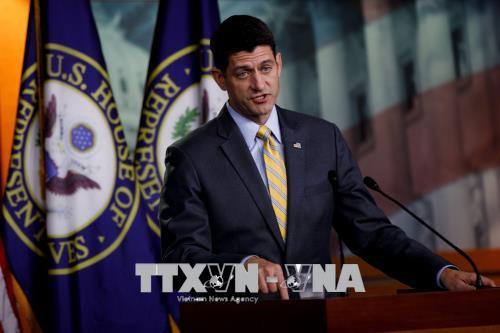 Chủ tịch Hạ viện Mỹ Paul Ryan. Ảnh: THX/TTXVN
