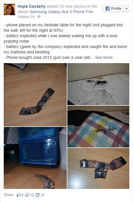 Chia sẻ của khổ chủ trên trang cá nhân