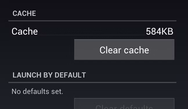 Bảo trì điện thoại Android: Xoá bộ nhớ cache (Clear cache).
