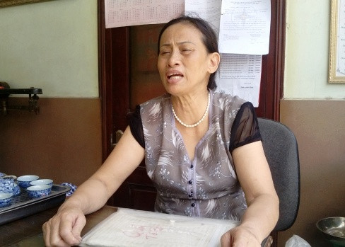 Tổ trưởng khu phố 30 Nguyễn Thu Hồng.