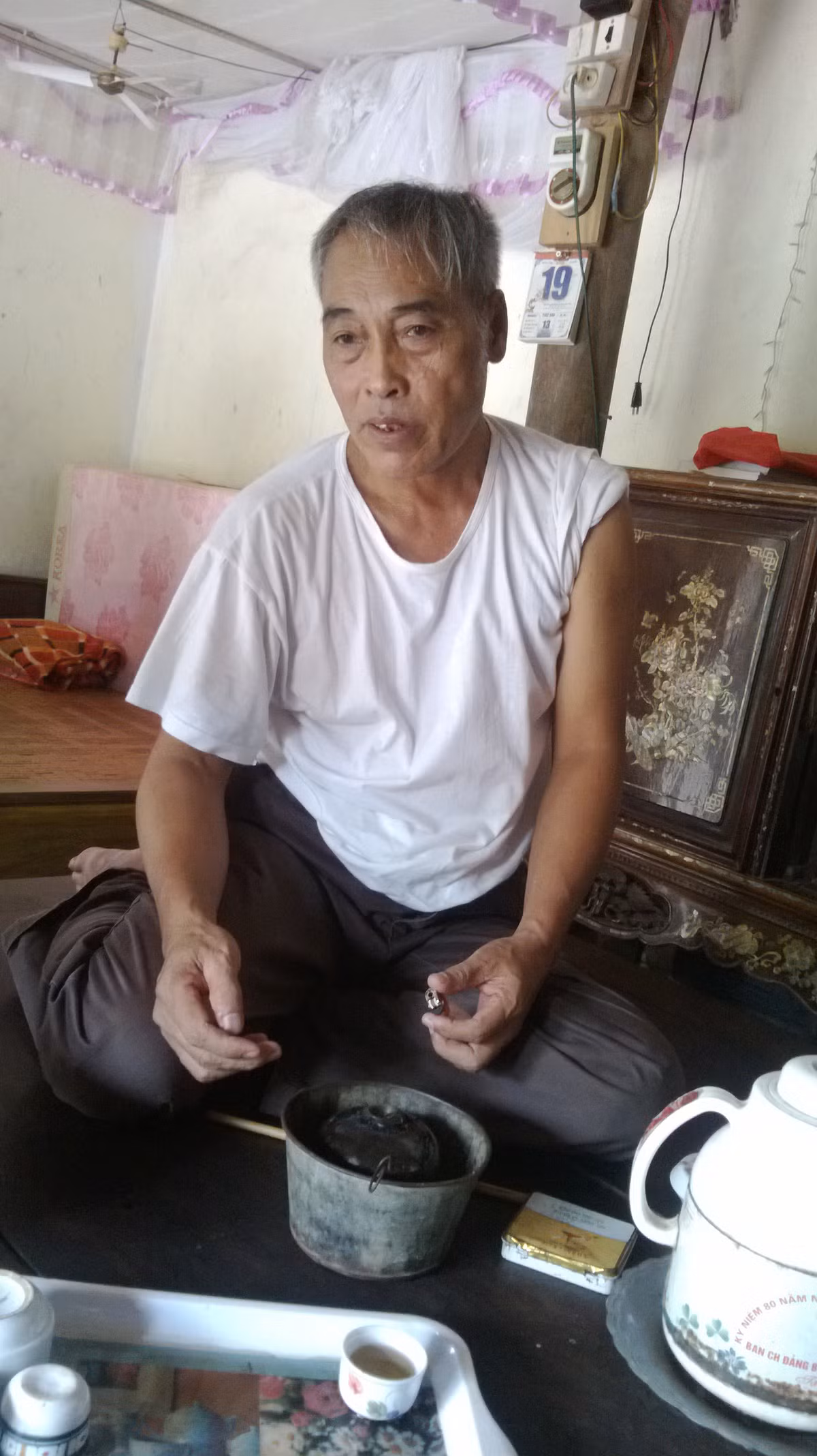 Ông Nguyễn Đình Trạm, ông nội đối tượng Chương.