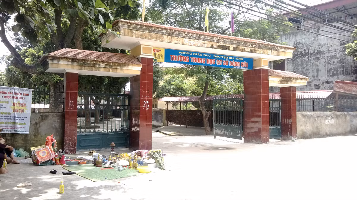 Hiện trường nơi xảy ra vụ việc.