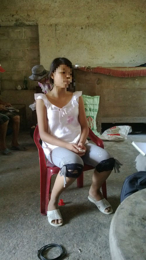 Nạn nhân Nguyễn Thị Hoa.