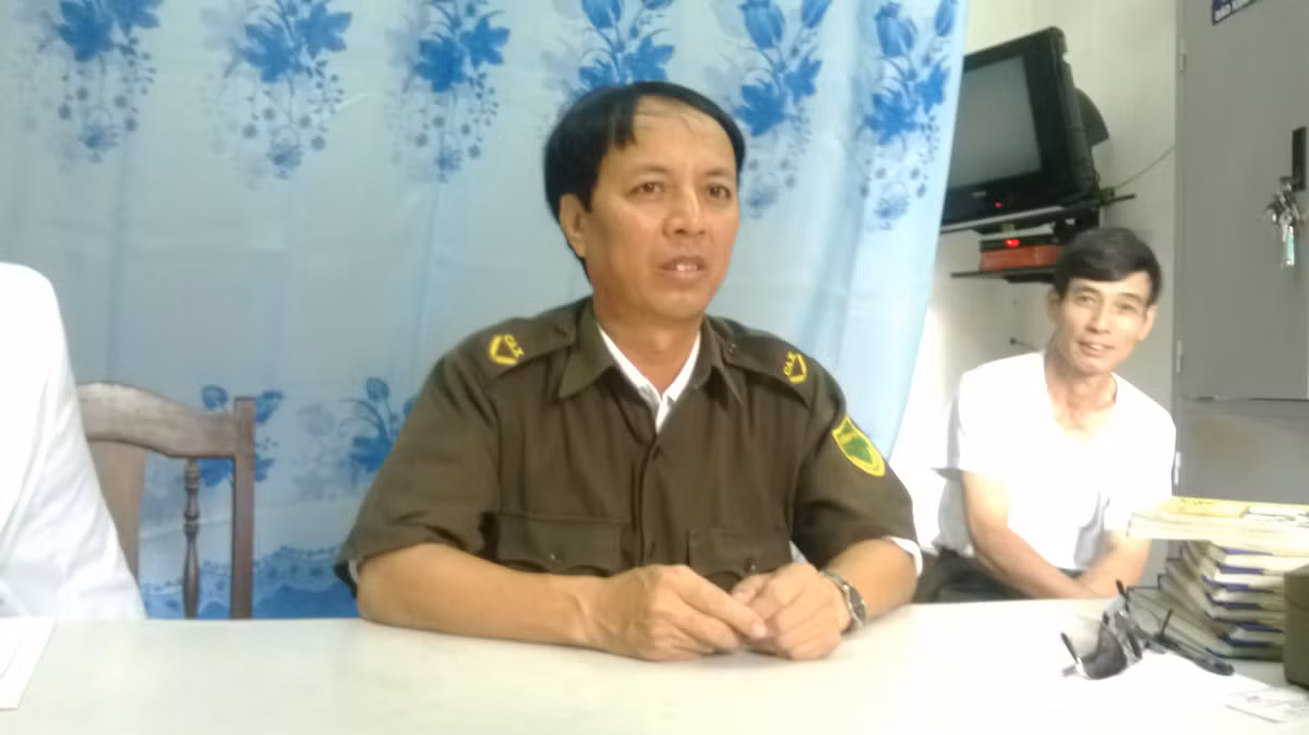 Trưởng công an xã Cao An, ông Đào Xuân Thị.