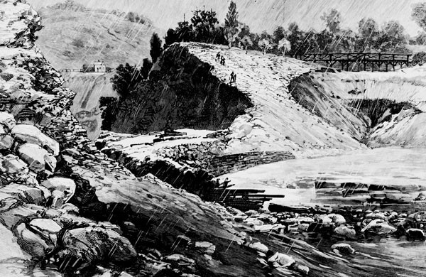 Không những gậy thiệt hại về người và của, thảm họa này còn kết liễu ngành sản sản xuất thép chất lượng cao ở Johnstown. Phải mất nhiều năm, những hậu quả của thảm họa vỡ đập South Fork mới được khắc phục hoàn toàn. Ảnh: Johnstown Area Heritage Association.