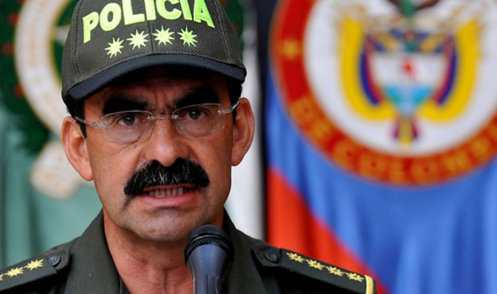 Vào năm 2015, đất nước Nam Mỹ Colombia đã rúng động khi các bê bối của tướng công an Rodolfo Palomino, người đứng đầu lực lượng cảnh sát quốc gia bị phanh phui. Ảnh: Colombia Reports.