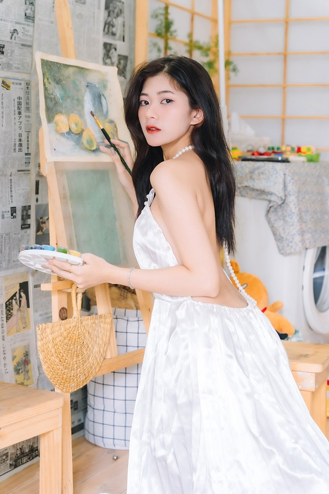 Nu sinh HUTECH muon ‘ve’ nen khoanh khac dep nhat cua tuoi thanh xuan-Hinh-3