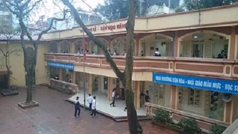 Hoạt động sư phạm của nhà trường đã bị ảnh hưởng lớn sau sự việc mà cô Ánh gây ra. Ảnh Nguyệt Minh