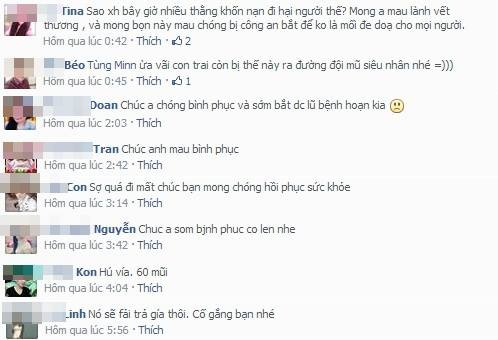 Sau thông tin chia sẻ, B.B.T được cư dân mạng và bạn bè hết lời động viên.