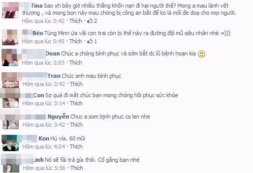 Sau thông tin chia sẻ, B.B.T được cư dân mạng và bạn bè hết lời động viên.