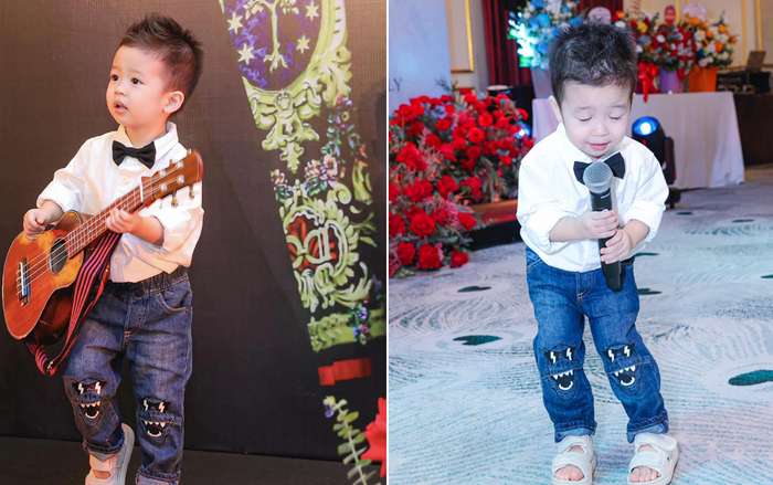 Con trai Bằng Kiều đi hát cùng bố khi 2 tuổi, nhận cát xê 'khủng' - Hình 4 Con trai Bang Kieu di hat cung bo khi 2 tuoi, nhan cat xe 'khung'-Hinh-4