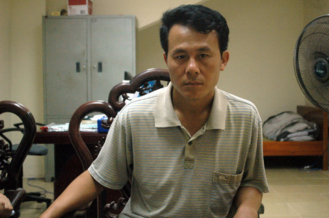 Ông Mạnh buồn bã phân trần với PV Kiến Thức.