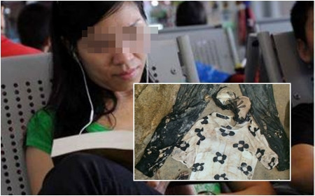 Bà Hiền cho biết, “chất lạ” trên thi thể chị Huyền được công an thông báo không phải là xi măng.