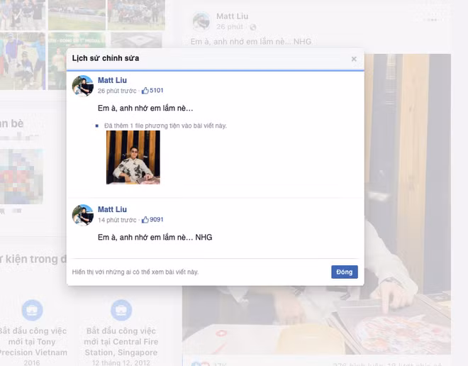 Matt Liu to tinh voi Huong Giang nhung voi sua them tu