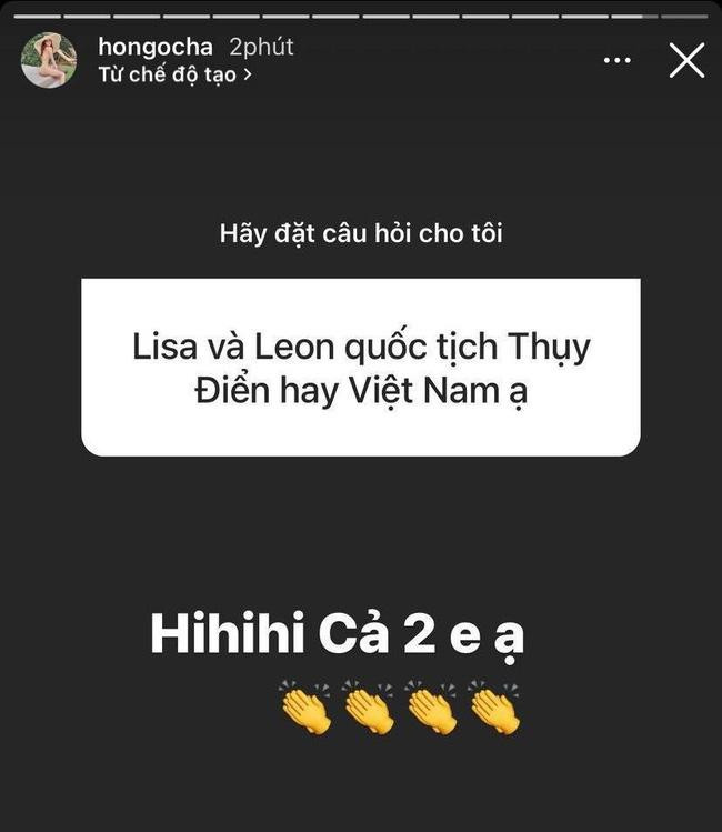 Ho Ngoc Ha tiet lo Quoc tich cua cap sinh doi Leon - Lisa