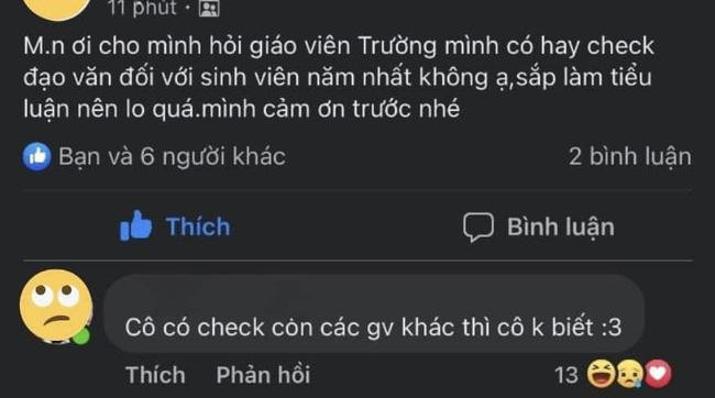 Nam sinh hoi cach gian lan thi cu, co giao binh luan so xanh mat