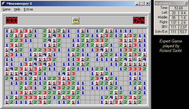"Minesweeper" hay "dò mìn" cũng là một trò chơi có mặt trên hầu hết những chiếc máy tính 2 thập kỷ trước. So với Solitaire thì trò này kén người chơi hơn vì khá mất thời gian và "mệt óc" .