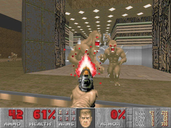 Ra mắt năm 1992 và có thêm nhiều phiên bản mới vào các năm sau đó, "Doom" là một trong các trò chơi 3D đầu tiên trên máy tinh. Trò chơi này không dành cho người yếu tim vì có nhiều cảnh ma quái rất ghê rợn.