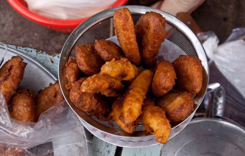 Bánh chuối rán kiểu miền Nam.