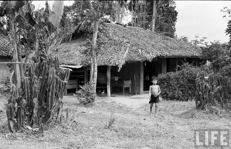 Ngôi nhà đơn sơ ở vùng quê nghèo Lạng Sơn.