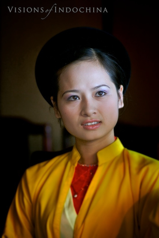 Thiếu nữ quan họ Bắc Ninh.