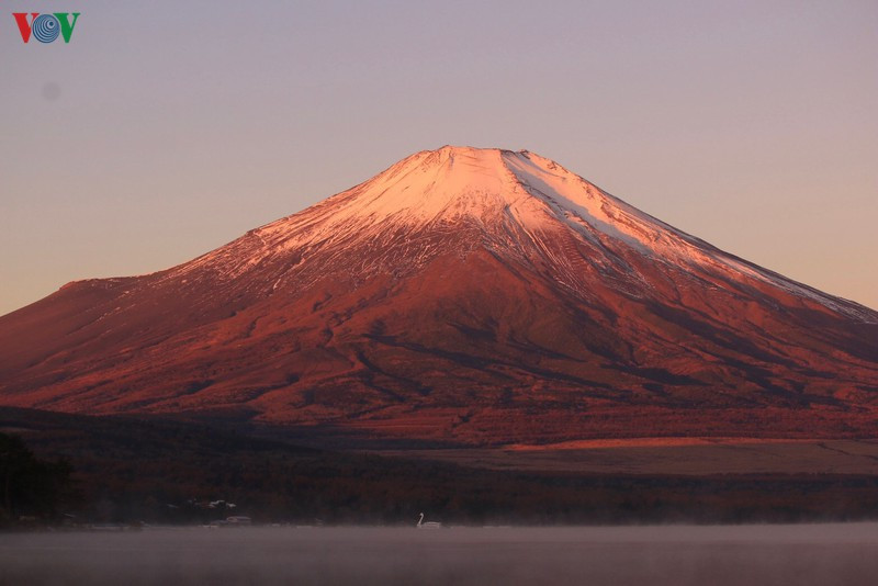 Đặc biệt, khi mùa thu đến, núi Phú Sĩ càng trở nên đẹp hơn, vừa hùng vĩ vừa thơ mộng, lãng mạn, thu hút rất đông du khách từ khắp mọi nơi.