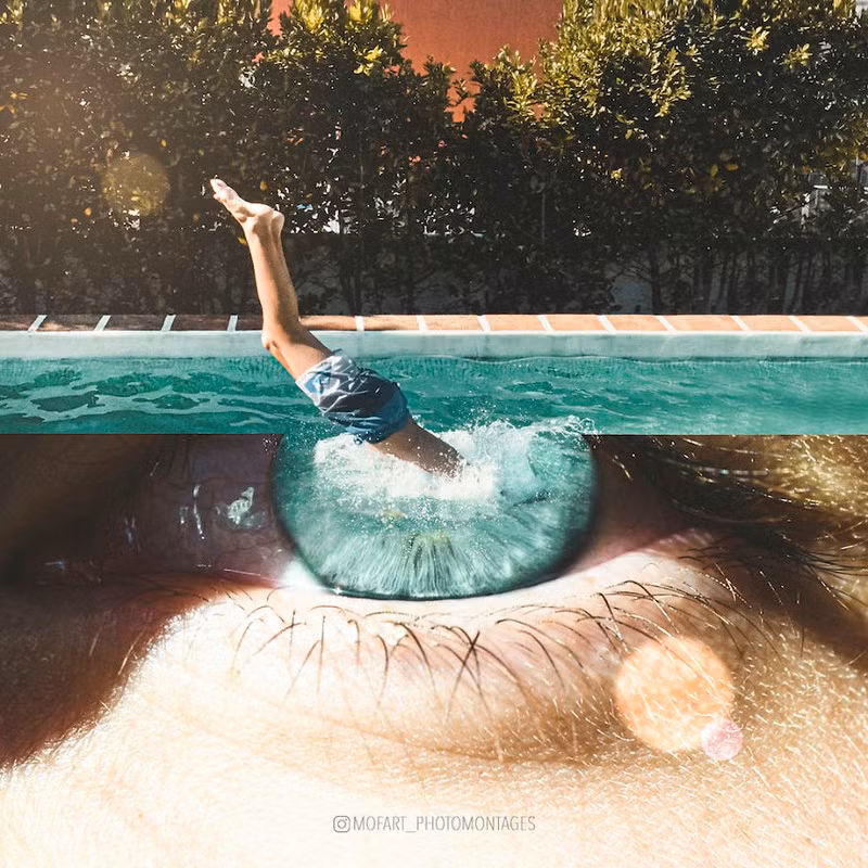 Một hình ảnh khiến bạn hiểu thế nào là "đắm chìm" trong một đôi mắt.