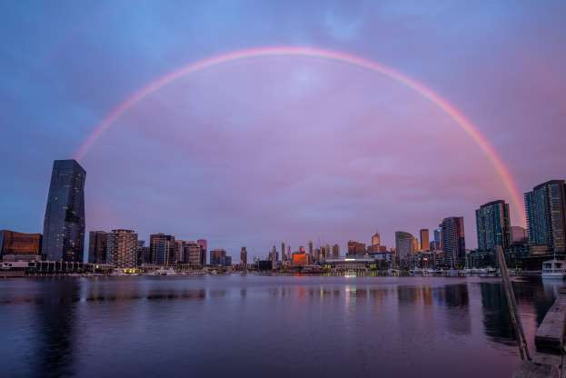"Cây cầu nối 2 bờ sông" ở Melbourne, Australia.
