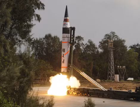 Ấn Độ sẽ thực hiện cuộc phóng thứ 2 tên lửa đạn đạo liên lục địa Agni-V trong tháng 9.