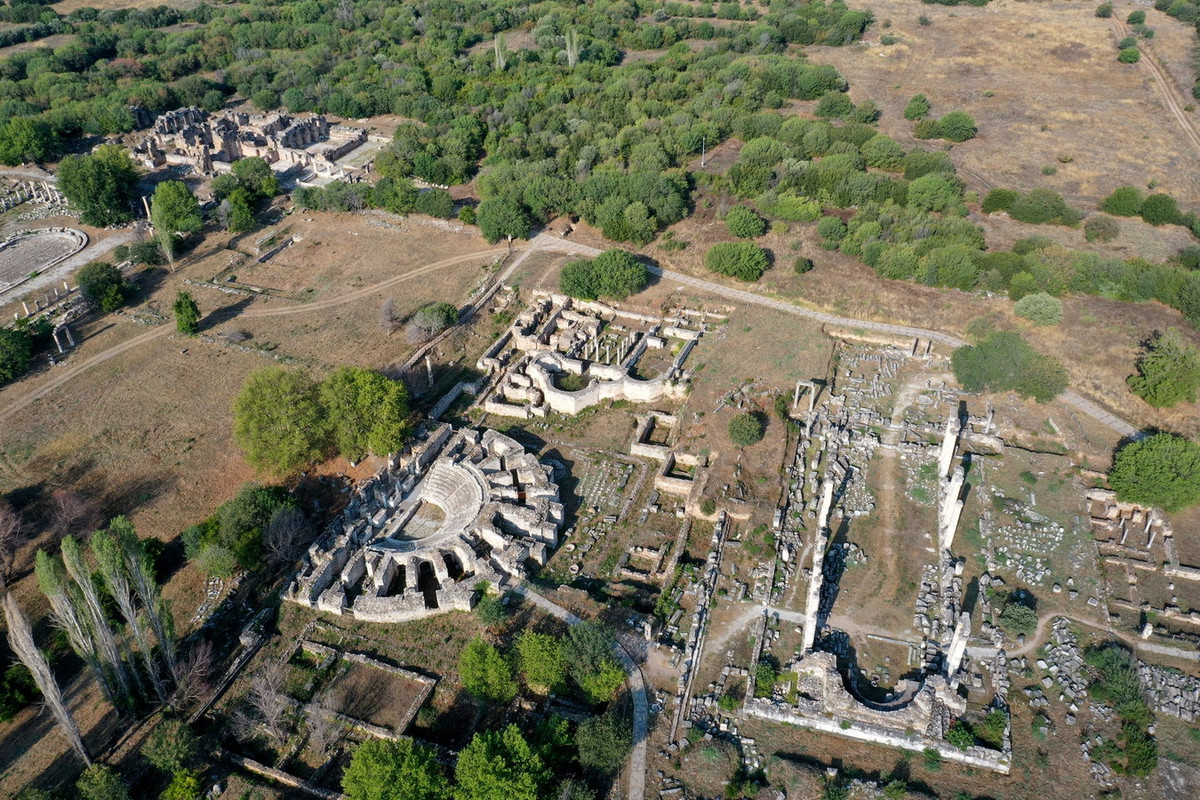 Nằm ở phía Tây của bán đảo Tiểu Á, thành phố cổ Aphrodisias là một trong những di tích lịch sử quan trọng nhất của thời kỳ Hy Lạp và La Mã ở Thổ Nhĩ Kỳ. Ảnh: Daily Sabah.