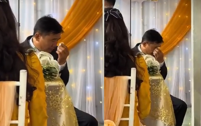 Nguoi cha lang le lau di giot nuoc mat, tien con gai ve nha chong