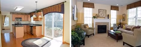 Điểm khác biệt trong khái niệm thiết kế của người Mỹ nằm ở nội thất luôn tạo cảm giác ấm cúng và sang trọng.